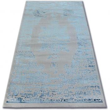 Teppich Grau/Blau ACRYL MANYAS 80x150 cm