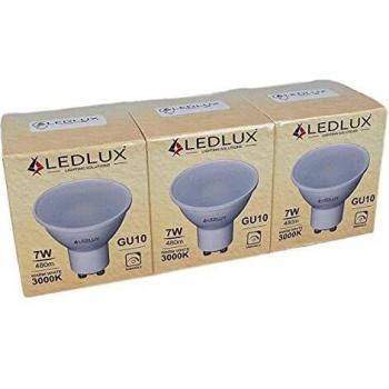 Lampadina LED GU10 7W Dimmerabile 220V 480 Lumens Bianco Caldo 3000K