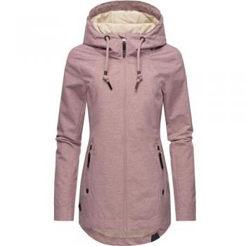 Giacca Zuzka Ragwear per la Mezza Stagione in Malva e Nero
