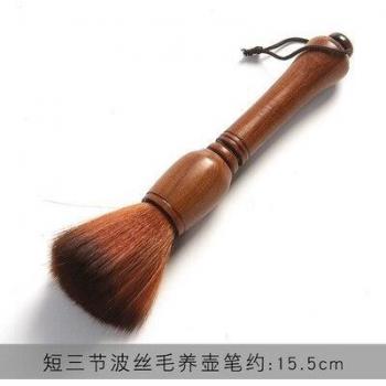 Brosse de nettoyage à thé en bois de santal, design dragon