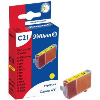 Pelikan C21 (Gelb) – Originalersatz für Canon BCI-6Y