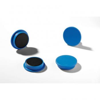 Aimant bleu (Ø 32 mm) – 4 pièces – Durable