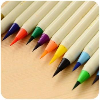 Platinum Diversity 14 Colores Pinceles de Caligrafía Suave para Acuarela CF-350CC