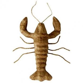 Homard en papier 3 x 13 x 15 cm