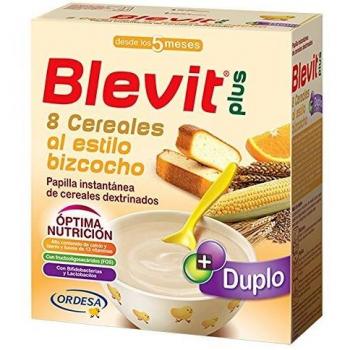 Orlandis Blevit Papilla 8 Céréales avec Gâteau Doux à l'Orange