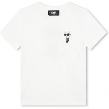 T-shirt Garçon Karl Lagerfeld Kids 14A en Blanc