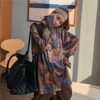 Retro Oversize Blouse