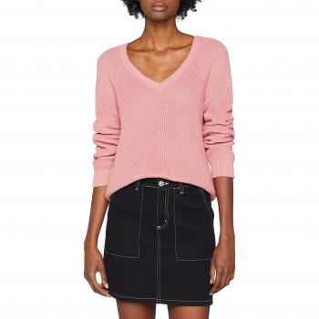 Suéter Vila Clothes Vimyntani Knit Pointelle L/s para Mujer, Rosa Brandied Apricot, Talla 36