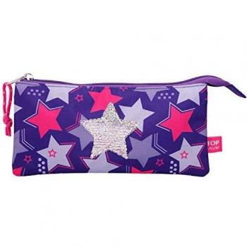 Depesche 10661 Fächerschlamper TOPModel mit funkelndem Streichpaillettenstern, 22,5 × 12 × 4 cm