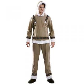 Costume Eschimese con dettagli in pelliccia per uomo