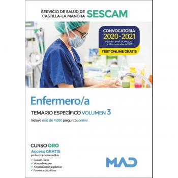 Enfermero/a Del Servicio De Salud De Castilla-la Mancha (sescam). Temario Específico Volumen 3