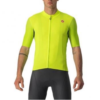 Maglia Castelli Endurance Elite manica corta verde lime elettrico – S