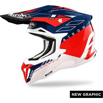 Airoh Casco Strycker Skin Rojo Mate