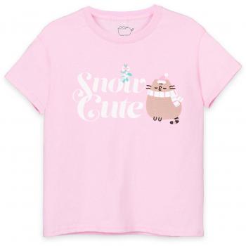 Tee Pusheen Filles Manches Courtes Rose Givre Élégant 9–10