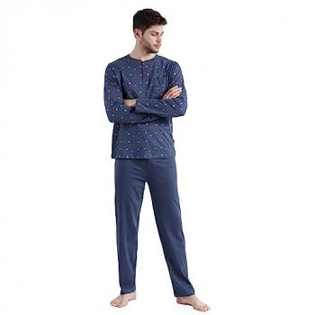 Pijama de Hombre Admas Estampado Origami Manga Larga