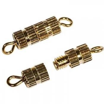 Fermoir visser or 4x16mm SCT.-LS 3 pièces