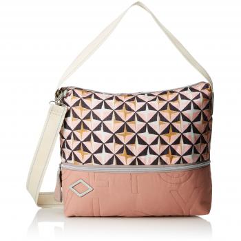 Oilily Damen Charm Geometrical Hobo Lhz Umhängetasche Pink