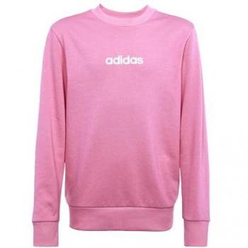 Adidas J LIN FT CREW Sweatshirt in Navy