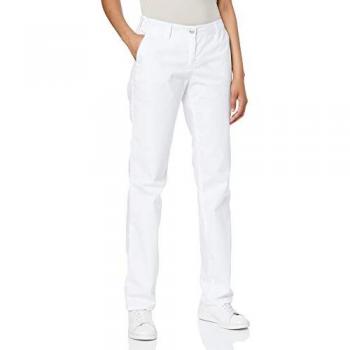 BP® Chinohose für Damen, Stretch, weiß, Gr. 46, Industriewäsche geeignet