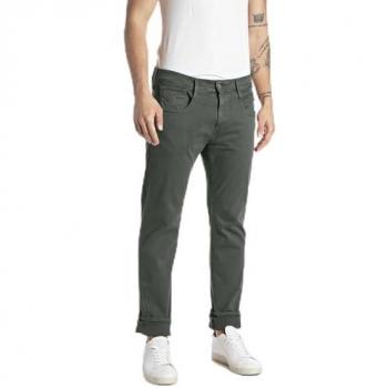 Replay Jeans M91e.000.8366197 Taglia 30 Verde Militare