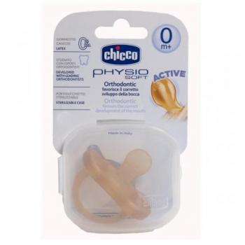Chicco Chupete Physio Soft Gommotto Orthodontic Látex 0-6M, 1 Ud