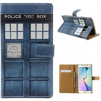Carcasa Flip Stand Retro Galaxy S6 Edge