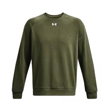 Hoodie Under Armour Rival Crew – vert foncé