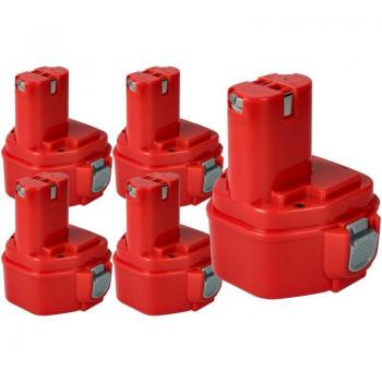 Pacchetto 5 Batterie 12 V NiMH (Makita 6916, 6917) – 3000 mAh