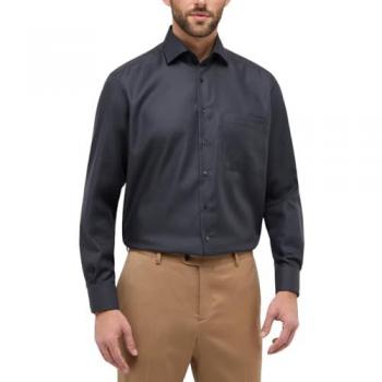 ETERNA Langarmhemd COMFORT FIT anthrazit strukturiert