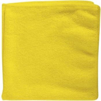 Lot de 5 lavettes microfibres 38x38 cm couleur jaune