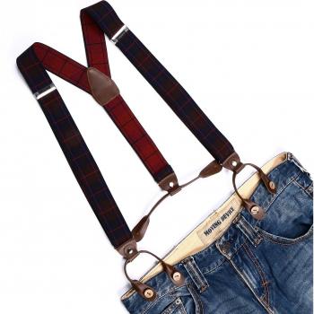 Elastic Braces for Men Women 3.5cm Striped Plaid Floral BD763-BD776