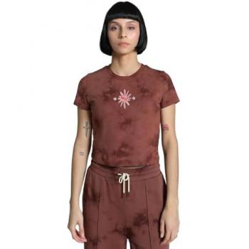 PUMA Figurbetontes T-Shirt Wardrobe Ess Floral für Damen