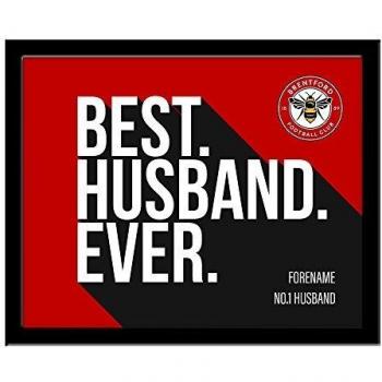 Custom Brentford Best Husband Ever 10x8 Picture Frame