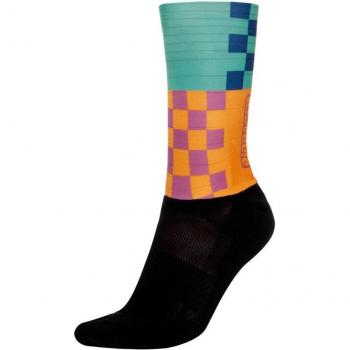 Calze Bioracer Epic in Blu e Nero con Accenti Gialli
