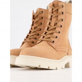 Stivali donna in pelle, marrone, taglia 41, con zip e comfort