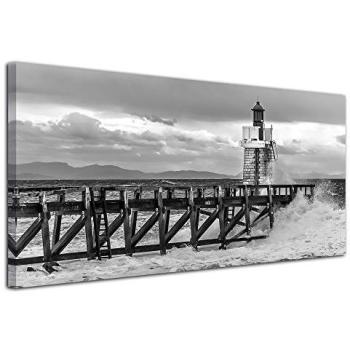Estacade Décorative Noir et Blanc 100x50