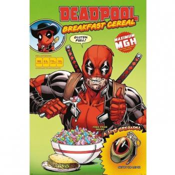 Pack de 5 Pósteres de Cereal Deadpool