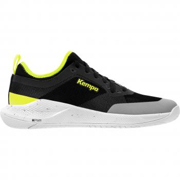 Kempa Kourtfly Hallen-Schuhe – Herren – 10,5 – Tiefschwarz