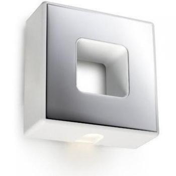 LovBright C4 Wandlampe 130 × 130 mm, 8‑LED‑Set, 8 W, 230 V, Weiß/matt