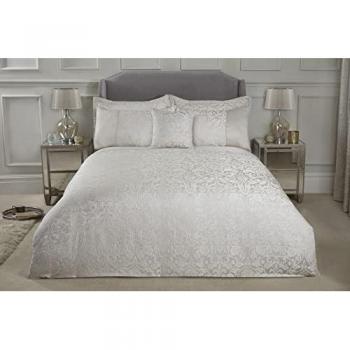 Velvet Whisper Cream Jacquard Duvet Suite