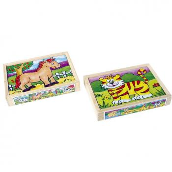 Caja de Juegos de Puzzles Animales – Paquete Dúo