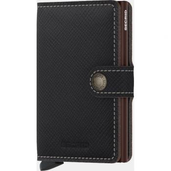 Secrid Mini Wallet Saffiano Brown