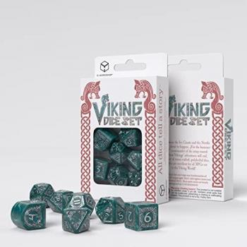 Dés Mjolnir 7 pièces – Collection moderne Viking