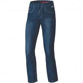 Held Crane Stretch: Vaqueros de moto en azul (32)