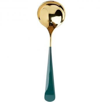 Golden Round Coffee Spoon