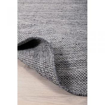 Devi Teppich grau 240x170 cm aus Polyester
