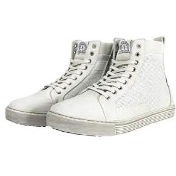 Zapatos de moto John Doe Neo White