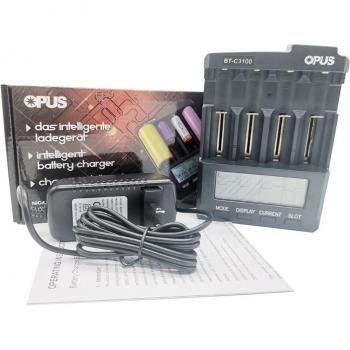 Opus MultiBatería BT‑C3100 18650, AAA, AA