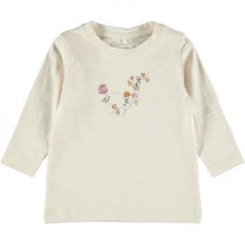Camicia Lunga Nbflonny White con Cappuccio Grigio