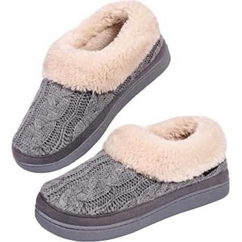 Cozy Winter Faux Suede Moccasin with Memory Foam – VeraCosy Women’s – 8 UK